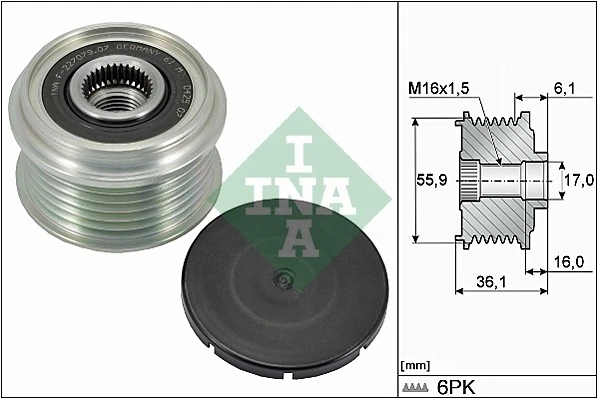Alternator Freewheel Clutch